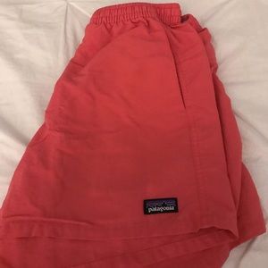 Salmon Patagonia shorts!